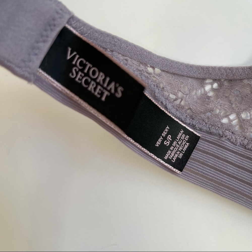 Victoria’s Secret lavender lace high neck halter bralette - Picture 5 of 7
